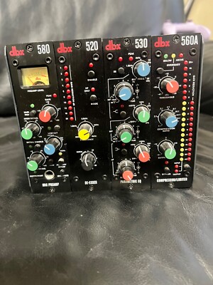 Heritage Audio OST-4 V2.0 500 Series Enclosure + DBX 580 Mic Preamp+DBX 520 De-e
