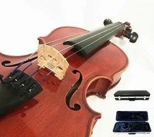 FINE 1/4 SIZE VIOLIN -GOOD SET UP+ BOW + ABS HARD CASE+ ROSIN -READY TO PLAY!