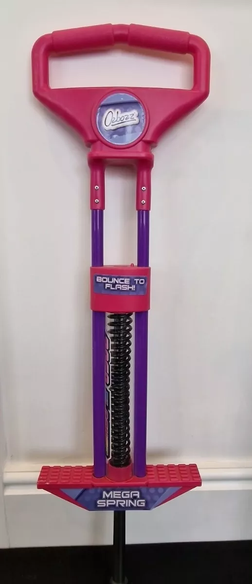 Ozbozz Pogo Jumper Stick Pink Purple Garden Toy Outdoor Kids Play