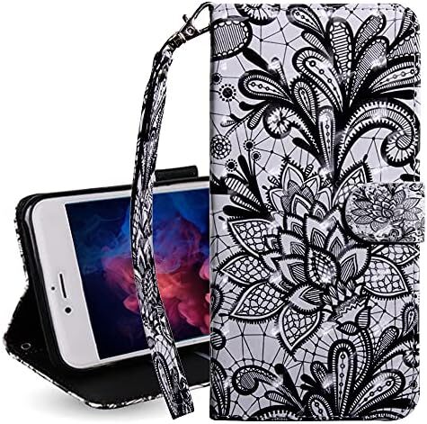 EMAXELER LG K51 Case 3D Full Stylish Premium PU Leather Wallet Flip Shockproof B