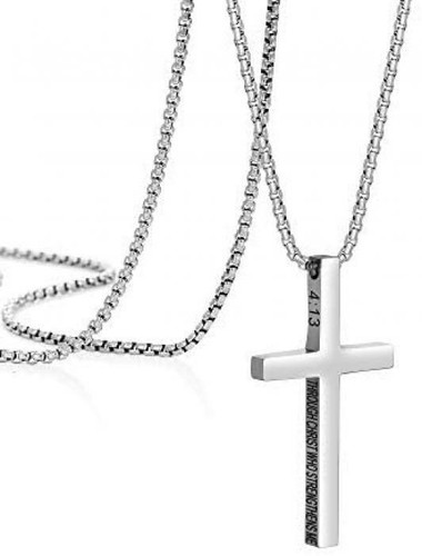 Christian Cross Necklaces for Men Women Cross Pendant Chain Jewelry Gifts Unisex - 第 1/7 張圖片