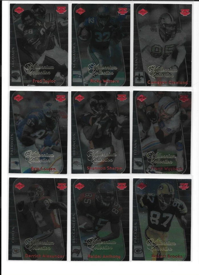 1999 Collector's Edge Triumph Millennium Collection Football Cards Choose / mb49 - Image 3 of 4