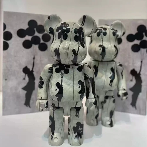 Bearbrick400% Balloon Girl Building Block Bear Action Figure Collection Toy Gift - Picture 16 of 20