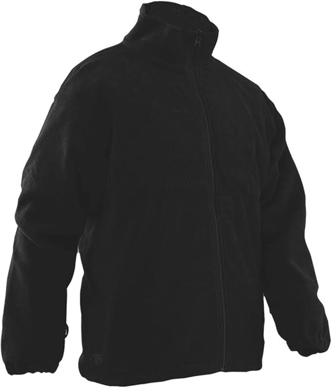 TRU-SPEC 2434 Polar Fleece Jacket Zipper Front Moisture Wicking Black Free Ship - Image 2 of 2
