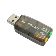 USB To 3.5mm Mic / Headphone Jack Stereo Headset Audio 3D Adapter 5.1 Sound Card