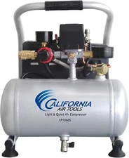 California Air Tools IP Light & Quiet .6-HP 1-Gallon Steel Tank Hot Dog Air C...