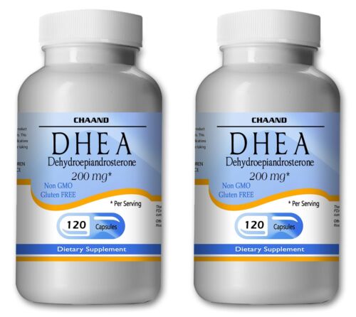 DHEA 200mg 240 Capsules 4 Month Supply Diet Supplement Antioxidant Best Quality
