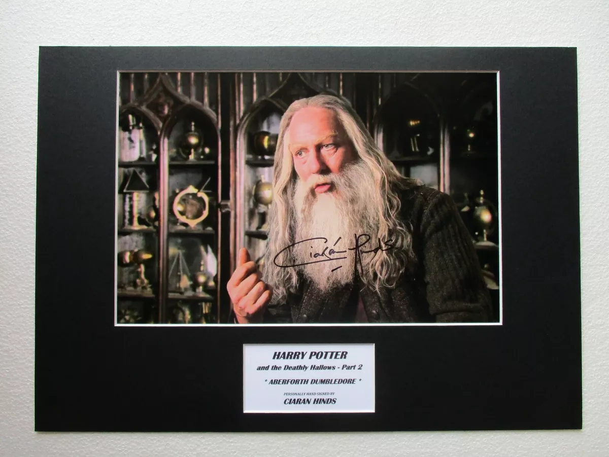CIARAN HINDS HARRY POTTER GENUINE HAND SIGNED A3 MOUNTED PHOTO