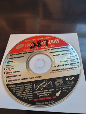SC8720 POP HITS  SOUND CHOICE KARAOKE CDG