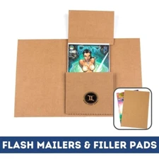 GEMINI Comic Book Flash Mailers with Filler Pads Bundle