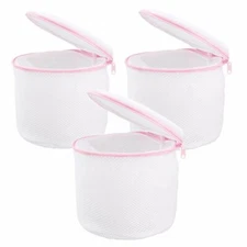 3PC 3 Mesh Laundry Bra Wash Bags for Lingerie, Bras, Underwear, Stocking,and Lux