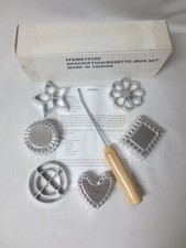 19106 Rosette Iron Mold 7 pc Set Cookie Donuts