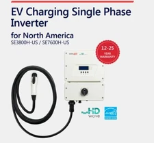  Solar Edge SE3800H-US000NNV2 EV charging inverter cable not included 