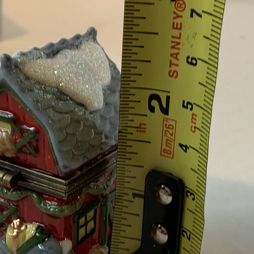 PHB Porzellan klappbare Schmuckschachtel. Die Christmas Lane Serie: Das Haus des Weihnachtsmanns. - Bild 19 von 19