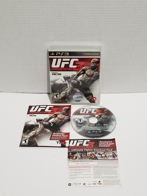 UFC Undisputed 3 PlayStation 3 PS3 CIB Complete