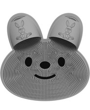 Foot Scrubber Matt for Shower Floor with Non-Slip Suction Cups,