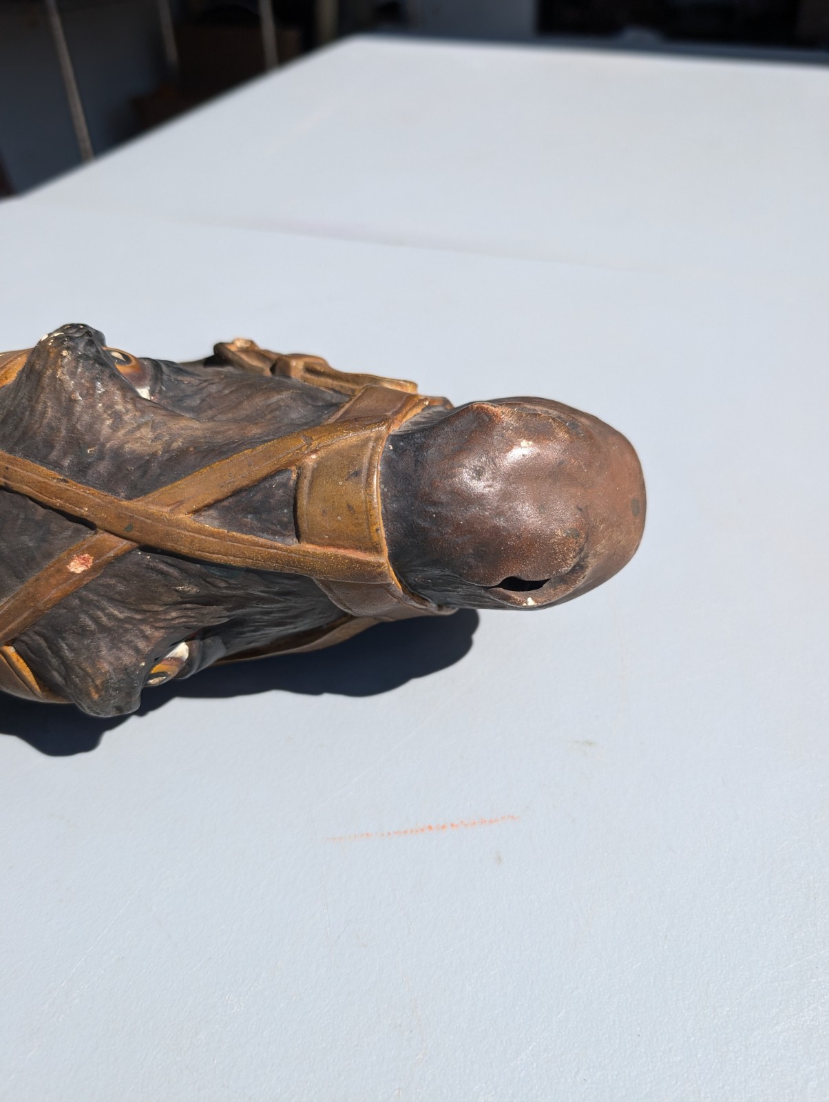 RARE 1909 Borax Mule Head Chalk Advertisement Wall Decor Advertising Sign