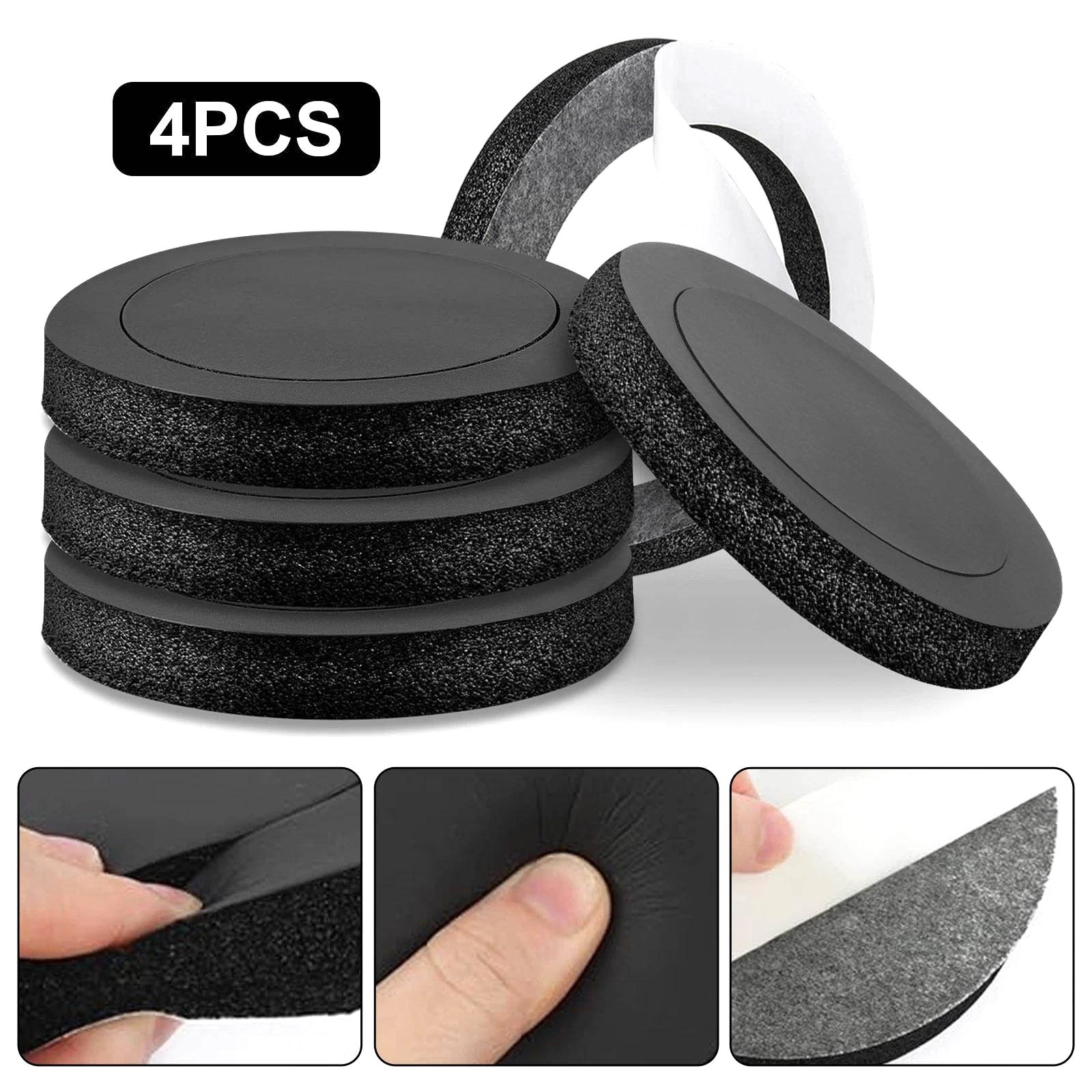 4PCS Car Speaker Foam Pad Bass Enhancer Ring for 6" 6.5" 6.75" 7" Door Speakers