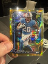 2025 Topps Chrome Tony Pollard Gold / 50