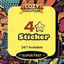 Monopoly Go Sticker 4       Star All Available   Fast delivery    CHEAPST