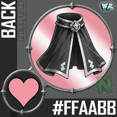 World Zero WZ - COSMETICS - #FFAABB (LOVE) - BACK
