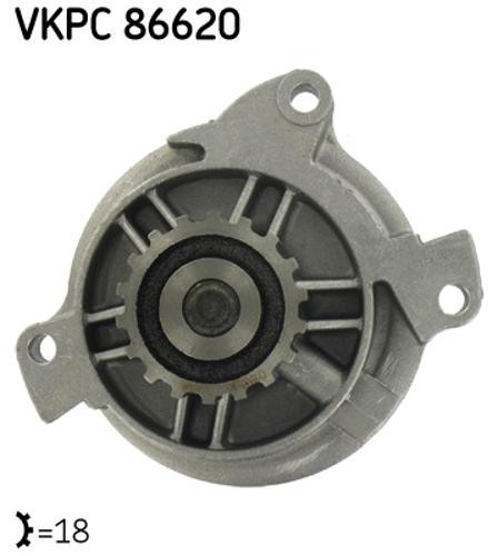 Cooling System Engine Cooling Water Pump SKF VKPC 86620 Fits Volvo 850 940 960 - Image 12
