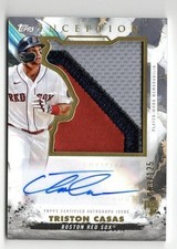 2023 Topps Inception Triston Casas Auto Jumbo Patch RC /125 SP | Boston Red Sox