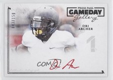 2014 Press Pass Gameday Gallery Silver Red Ink /150 Dri Archer #GG-DA2 Auto 2z0