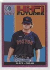 2022 Bowman Hi-Fi Futures Mega Box Pink Mojo Refractor 172/199 Blaze Jordan uk2