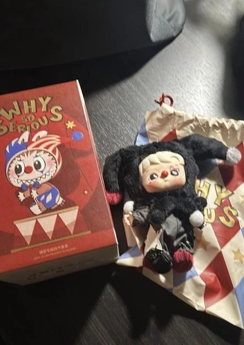 Pop Mart Hacipupu Shadow Joker Vinyl Plush Pendant Why So Serious Series