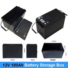 12V 180A Li-ion Lifepo4 Battery Protective Case Storage Box with/no display