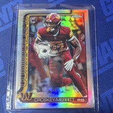 2025  Topps Chrome Jacory Croskey-Merritt Rookie Refractor #387