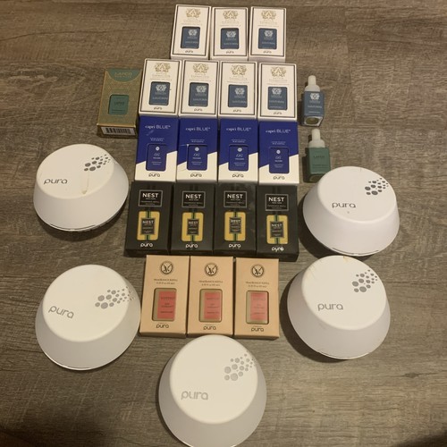 Lot 5 Pura Electric Plug In Air Freshener Version 003PURA + Mix 21 Refills WOW!!