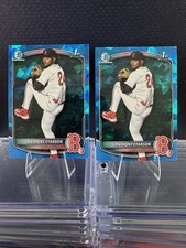 Anthony Evanson 2025 Bowman Draft Sapphire 1st Prospect  Red Sox Both Cards 