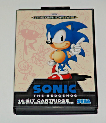 SONIC THE HEDGEHOG   SEGA Mega Drive Game Spiel + OVP