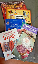6 libri - Braccialetti warp - Gioielli - Piante - Uncinetto - L'artista - Egizi