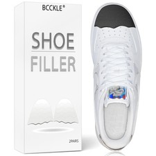 Shoe Fillers Inserts for Loose Shoes - M: Half to One Size Bigger , Black