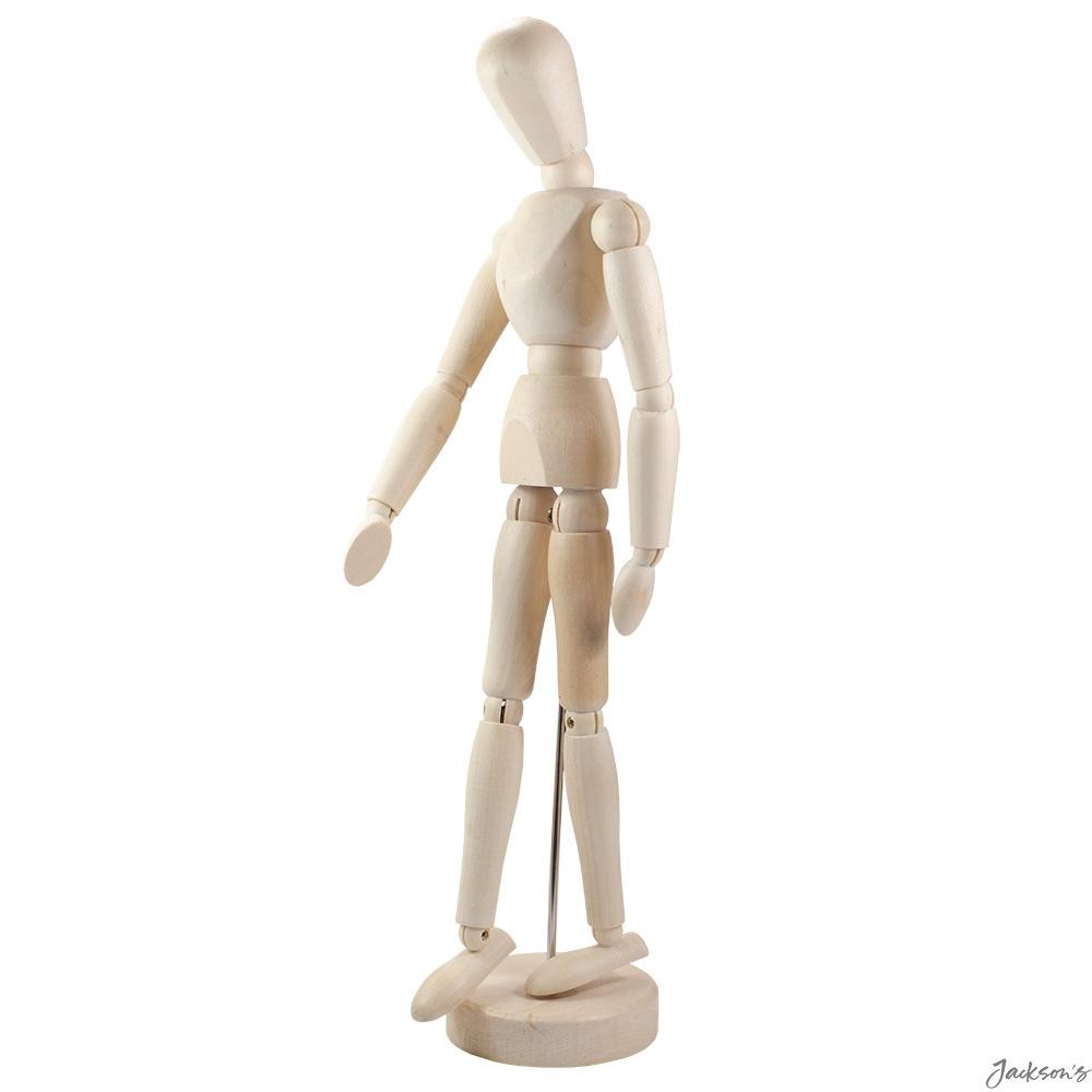 Studio Essentials Wooden Manikin Model 30cm Figure Drawing Pose Reference