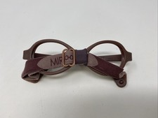 MiraFlex Italy BABY ZERO 2 B 34-15 Coffee Brown Full Rim Eyeglasses Frame G342
