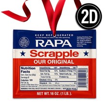 RAPA Scrapple Acrylic Christmas Ornament Breakfast Meat Pennsylvania Gift 104