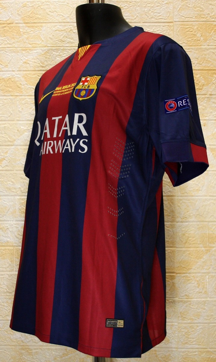 FC BARCELONA 2015 UCL FINAL jersey shirt Mascherano #14 | eBay