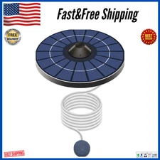 Solar Floating Pond Aerator 2.5W Solar Powered Air Pump Battery with Air USA NEW