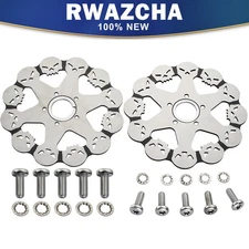 11.5" (Front & Rear) skullBrake Rotor for Harley Davidson Touring Softail Sliver