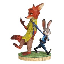 Disney Showcase Zootopia Nick  Judy Figurine 10th Anniversary Official 6013851