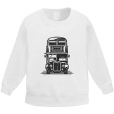 'Double Decker Bus' Kid's Sweatshirt / Sweater / Jumper (KW049902)