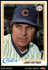 1978 Topps #346 Larry Biittner Cubs 8 - NM/MT