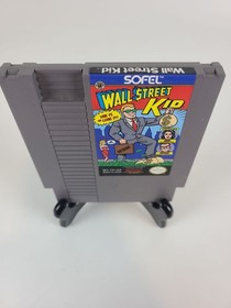 1990 Wall Street Kid Nintendo NES Video Game Cartridge Tested & Works OEM Cart