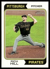 2023 Topps Heritage Rich Hill Pittsburgh Pirates #374