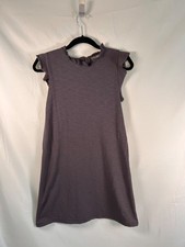 Lilla P Womens XS Sleeveless Ruffle Neck Mini Dress Cotton Modal Casual Summer