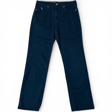 US Polo Assn Youth Sz-16 Navy Blue Straight Leg Youth Pants Cotton Spandex